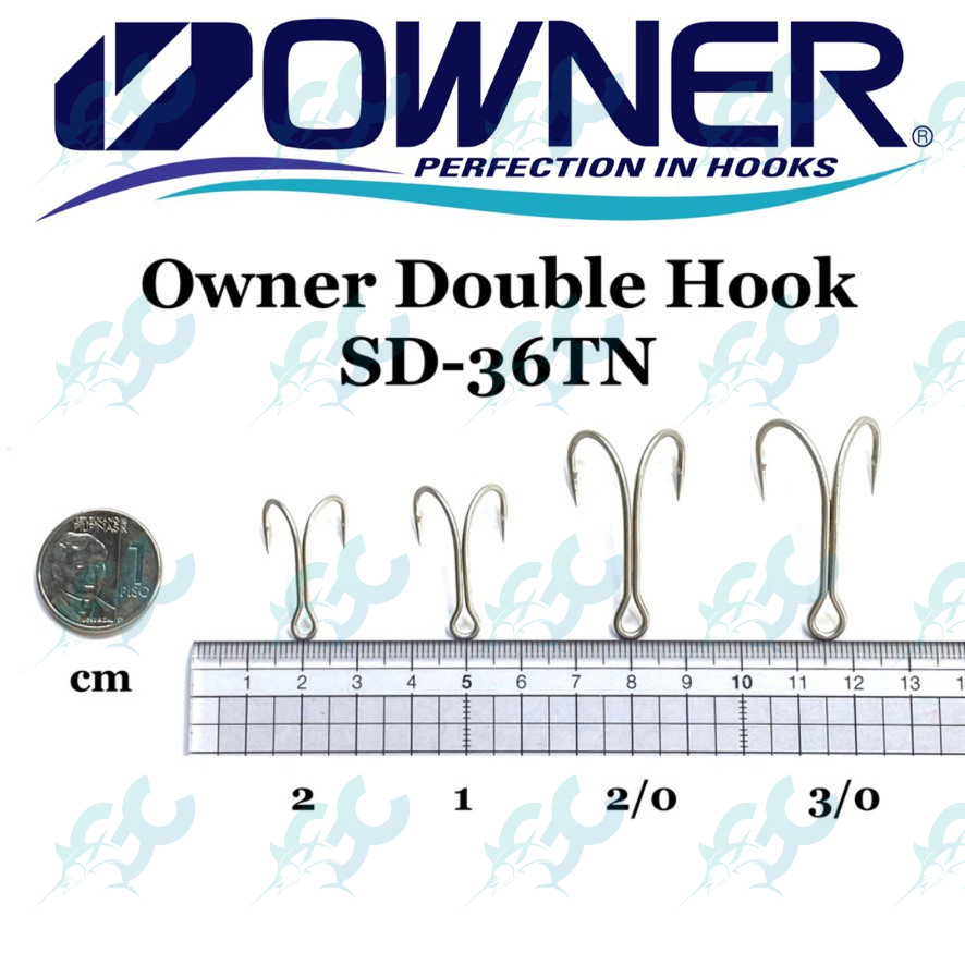 Owner S-Double  Hook SD-36TN Fishing Buddy GoodCatch