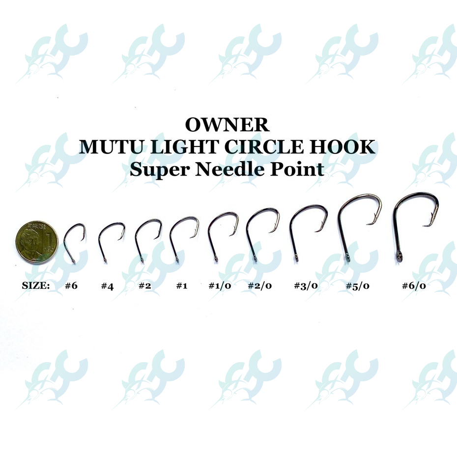 Owner Mutu Light Hook, Circle Hook