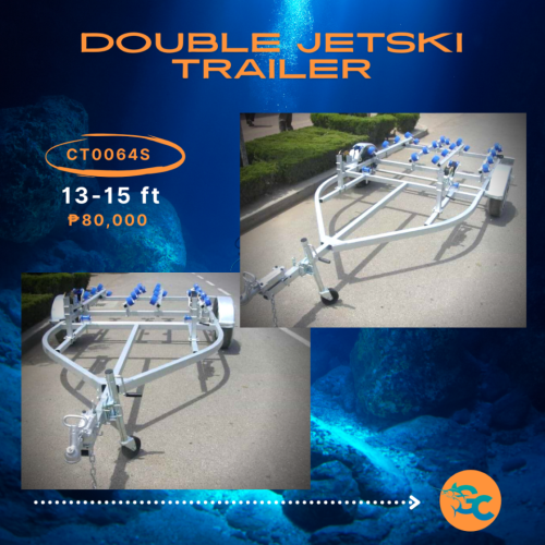 Double Jetski Trailer rescue rubber boats CT-0064S