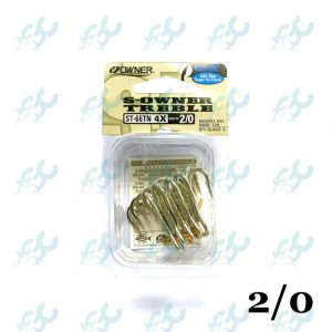 OWNER STINGER TREBLE HOOK ST-66TN Fishing Buddy GoodCatch - Image 3