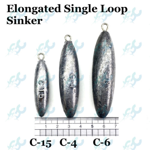 Elongated Single Loop Sinker – Goodcatch Fishingbuddy