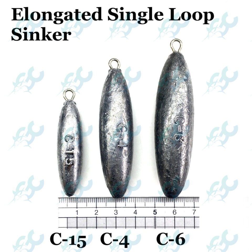 Elongated Single Loop Sinker – Goodcatch Fishingbuddy – Goodcatch