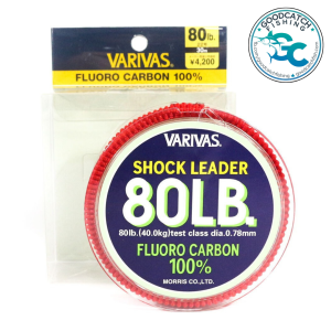 Varivas Shock Leader Fluorocarbon 16lb 20lb 25lb 30lb 40lb 50lb 60lb 80lb 100lb 130lb GoodCatch Fishing Buddy - Image 11
