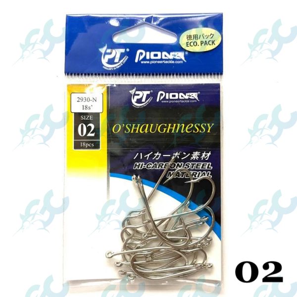 O'SHAUGHNESSY HOOK - 100pcs – Mahigeer Water Sports