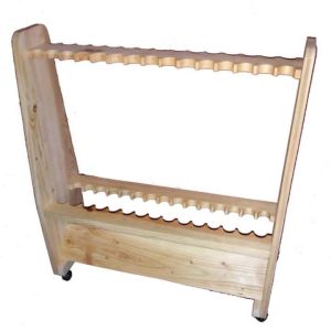 30 pieces Wooden Rod Rack with Rollers (To be updated) - Image 3