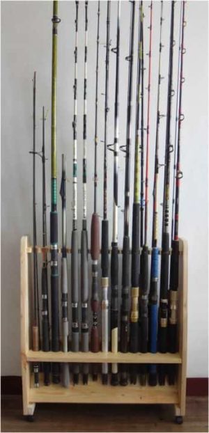 30 pieces Wooden Rod Rack with Rollers (To be updated) - Image 4