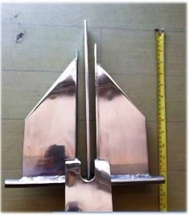 Danforth Anchor S/S 316 3.5kilos for medium size boats and bancas (To be updated)