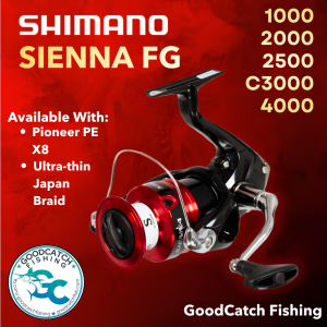 Shimano Sienna FG 2019 Model Reel Fishing Buddy GoodCatch Fishing