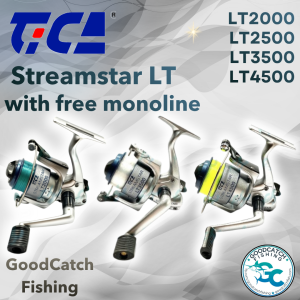 Tica Streamstar LT with Line Spinning Reel 2000 2500 3500 4500 Series