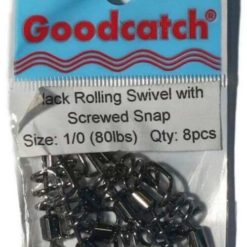 Goodcatch Black Rolling Seivel with Screwed Snap (To be updated)