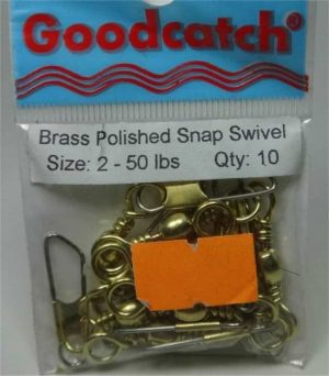 Goodcatch brass polished Snap Swivel - Image 3