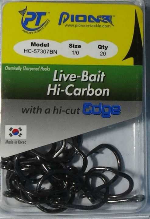 Pioneer Hi-Carbon Live-Bait Hook (To be updated) – Goodcatch