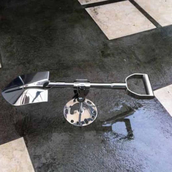 Stainless Steel Shovel with S/S Tire Mount