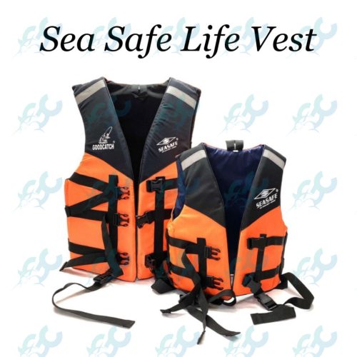 Sea Safe Life Vest Reflectorized GoodCatch Fishing Buddy