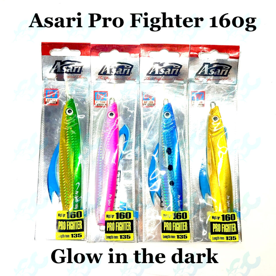 Asari Pro Fighter 160g Metal Jig Lure – Goodcatch Fishing Buddy