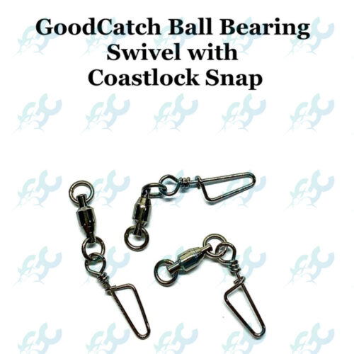GoodCatch Ball Bearing Swivel with Coastlock Snap Fishing Buddy