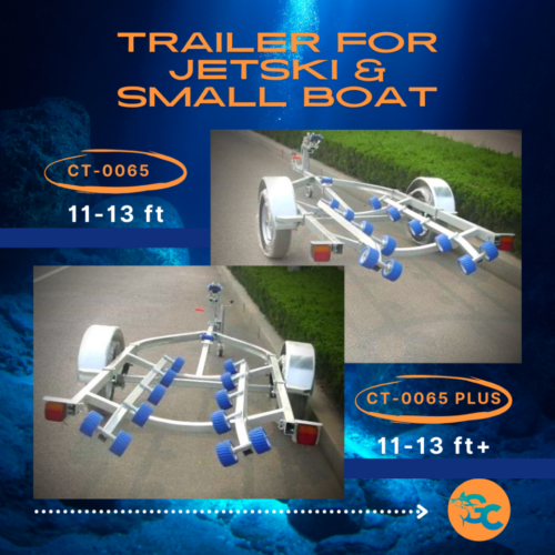 Trailer for Jetski and small boat 11-13 feet CT0065