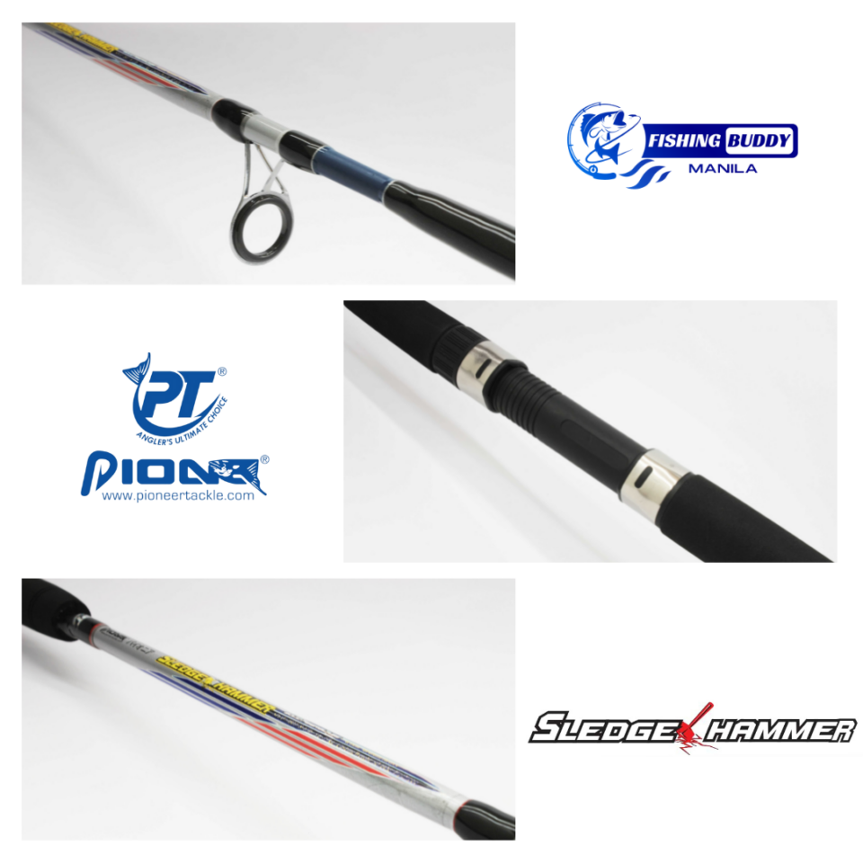 Pioneer Sledge Hammer Solid FG Spinning Rod 6'6ft 7f 8ft GoodCatch Fishing  Buddy
