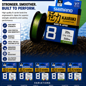Shimano Kairiki 8 Braid Line Fishing Buddy GoodCatch