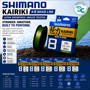 Shimano Kairiki 8 Braid Line Fishing Buddy GoodCatch