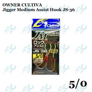 OWNER CULTIVA Jigger Medium Assist Hook JS-36 Fishing Buddy GoodCatch Fishing - Image 2