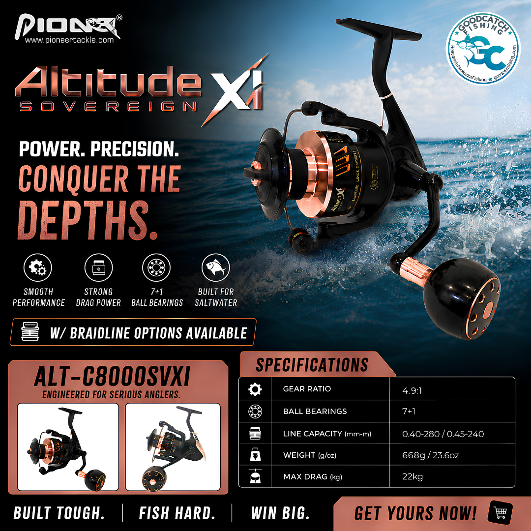 Pioneer Sovereign Altitude-SV Reel Fishing Buddy GoodCatch