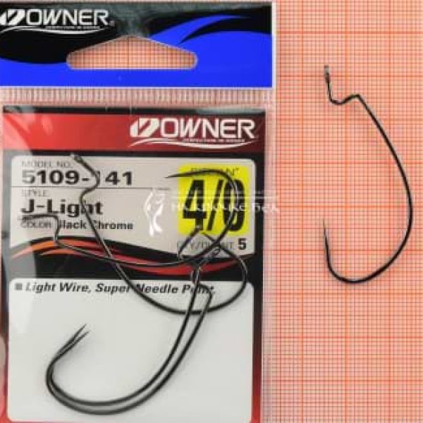 Owner J-Light Hook 5109 #4/0