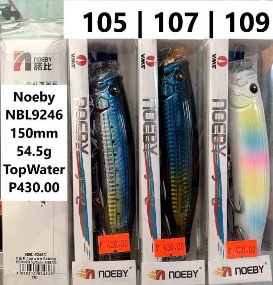 Noeby NBL9246 150mm 54.5g Top Water (To be updated)