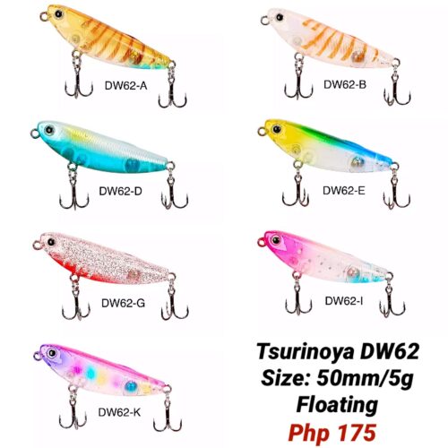Buy Fishing Lures - Tsurinoya 4PC 50mm 5g Sinking Minnow Artificial for  Trout Bass Fishing Wobbler Laser Hard Long Cast Fishing Lure DW63 Online at  desertcartINDIA