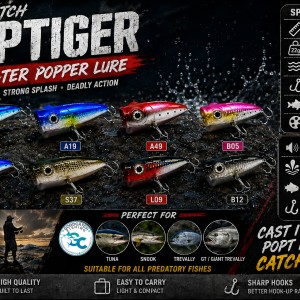 GOODCATCH POP TIGER Bait Lure 90mm 22g