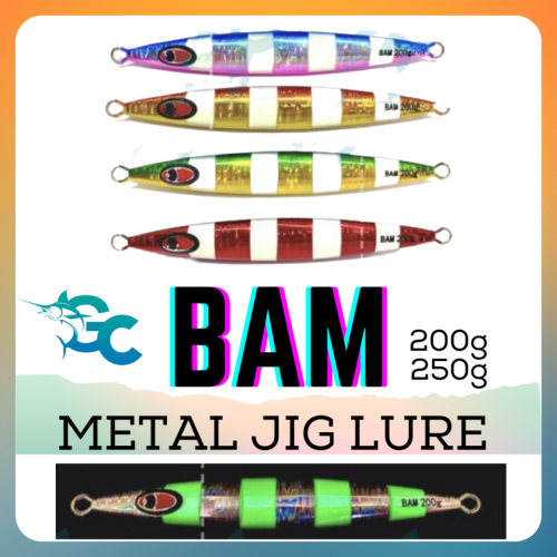 GOODCATCH BAM Metal Jig Lure 200g 250g