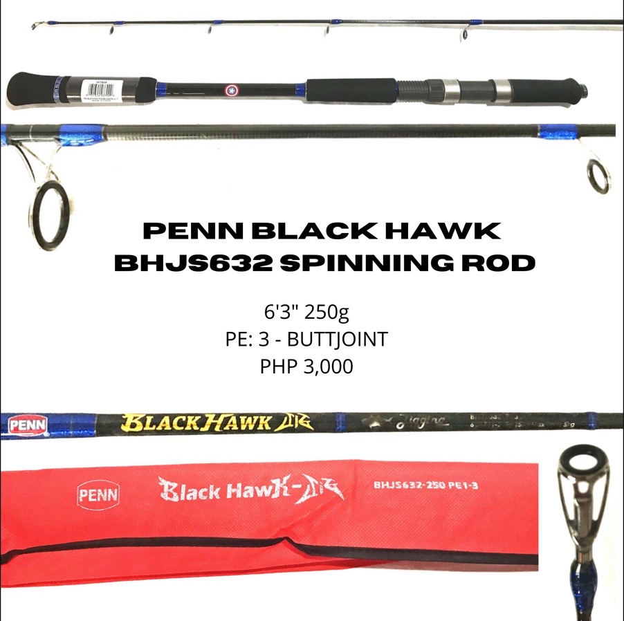ジギング PENN BLACK HAWK BHJS632新品 PE3号 250g | bar-evita.jp