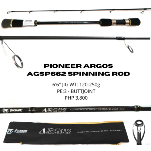 Pioneer Argos AGSP662 PE: 3 Rod 120-250g (To be updated)