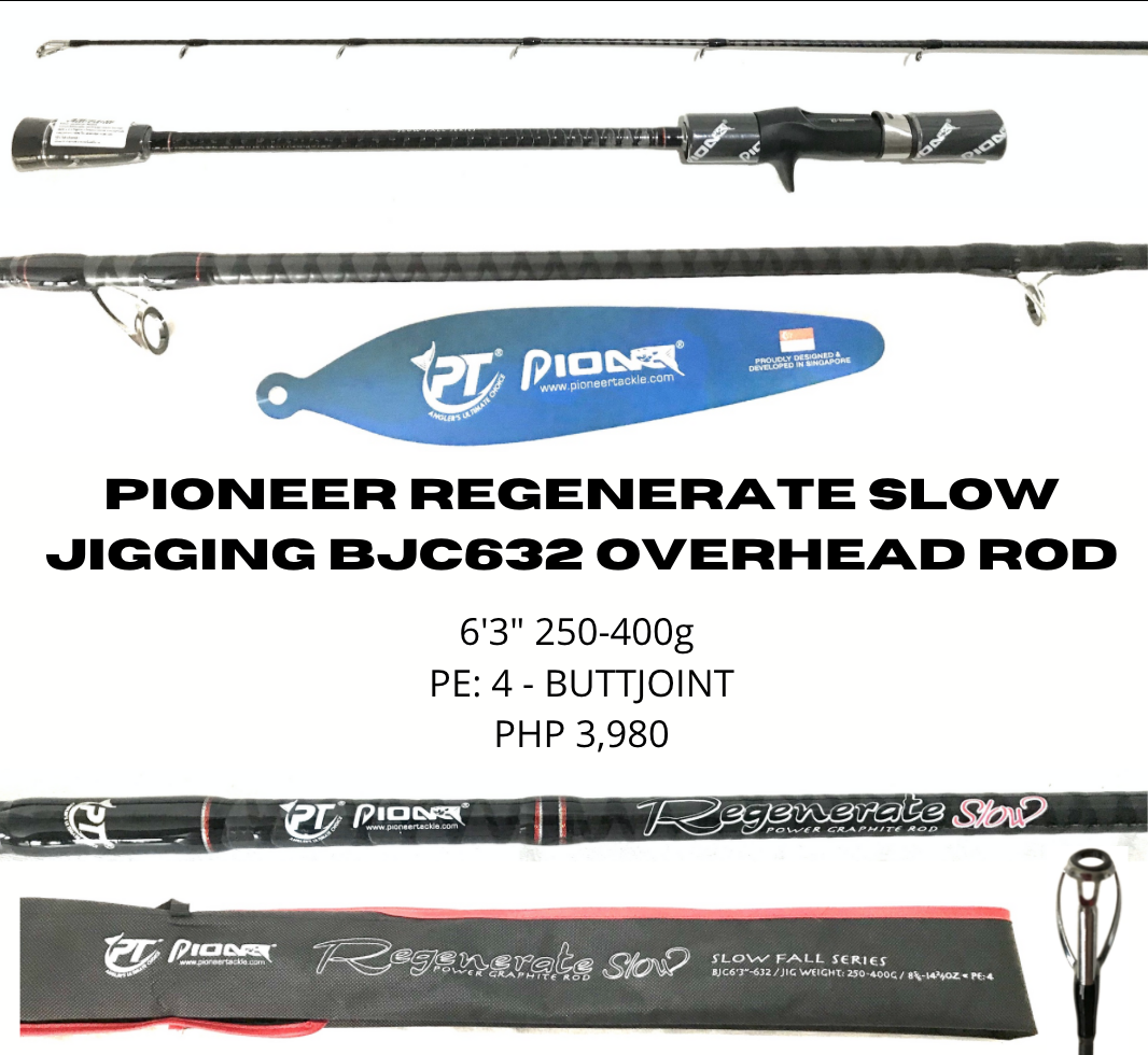 Pioneer Regenerate Slow Jigging BJC632 250-400g PE: 4 (To be updated)