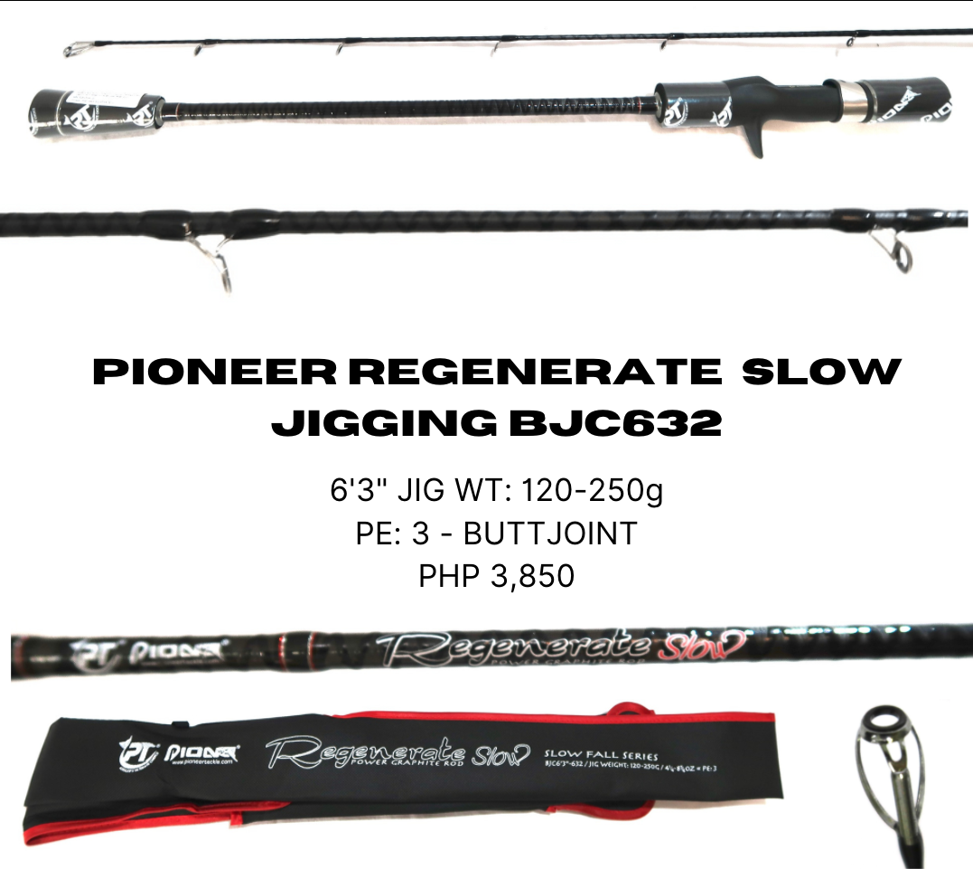 Pioneer Regenerate Slow Jigging BJC632 PE: 3 120-250g (To be updated)