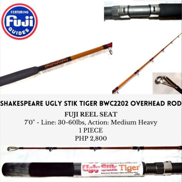 Shakespeare Ugly Stik Tiger Big Water BWC2202MH 7′  30-60lb