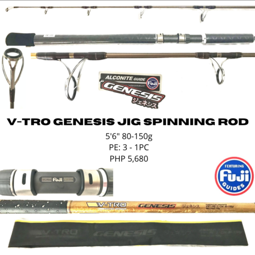 V-TRO Genesis Jig 5’6″ PE: 3 80-150g (To be updated)