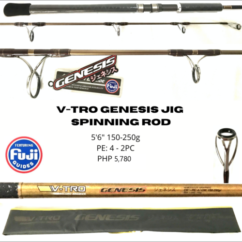 V-TRO Genesis Jig 5’6″ PE: 4 150-250g (To be updated)