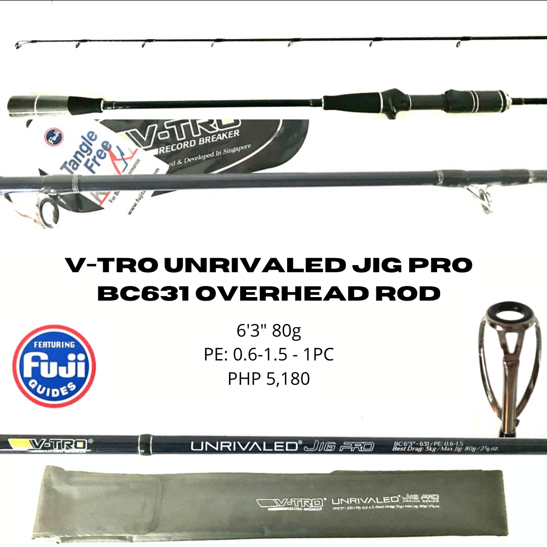 V-TRO Unrivaled Jig Pro BC6'3 PE 0.6-1.5 80g (To be updated)
