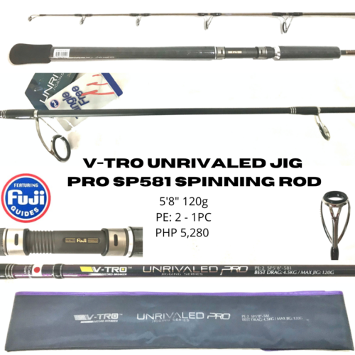 V-TRO Unrivaled Jig Pro SP581 PE: 2 Jig:120g (To be updated)