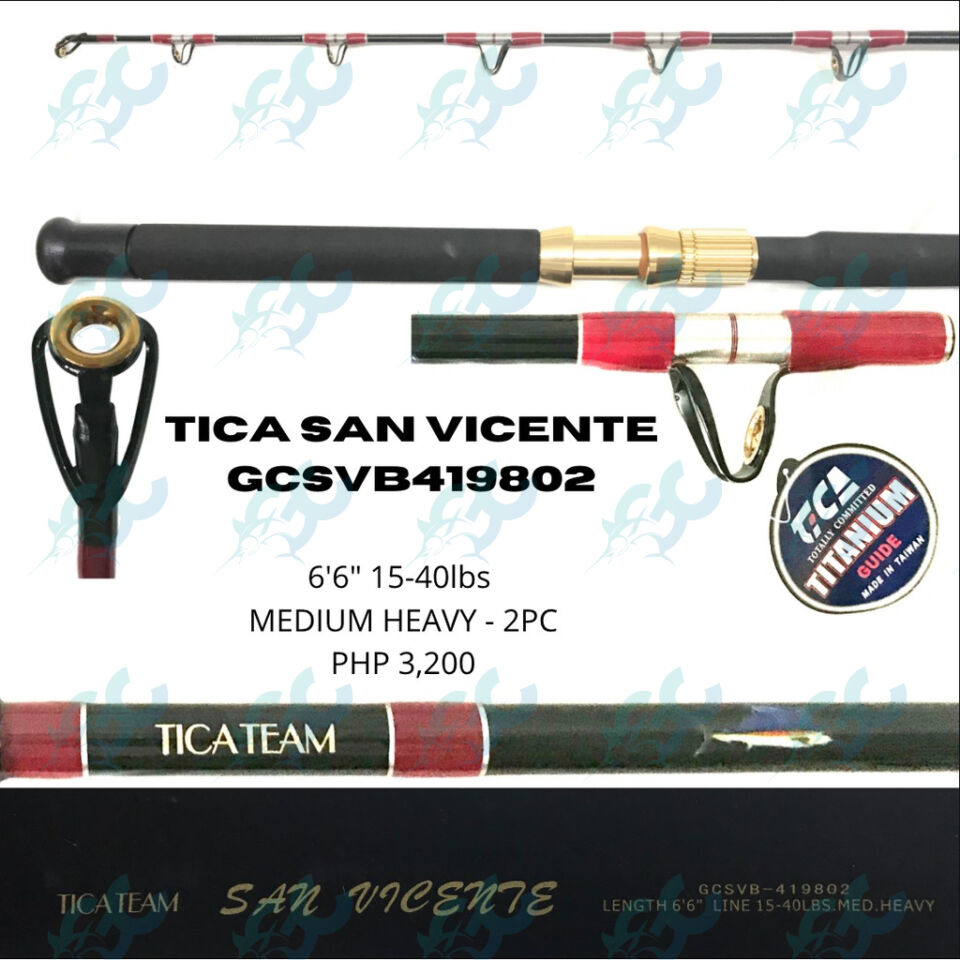 Tica San Vicente GCSVB419802 6’6″ Trolling Rod Fishing Buddy GoodCatch