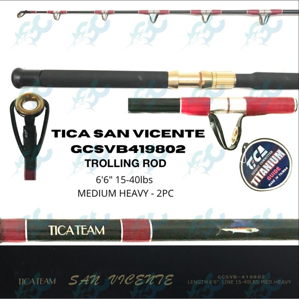 Tica San Vicente GCSVB419802 6’6″ Trolling Rod
