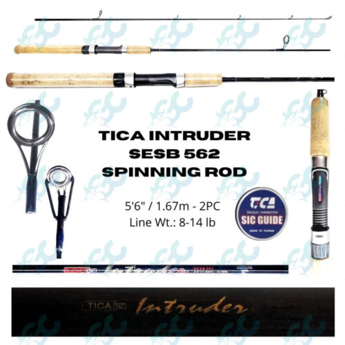 Tica Intruder SESB562 Rod 5’6″ Spinning Rod Goodcatch Fishing Buddy