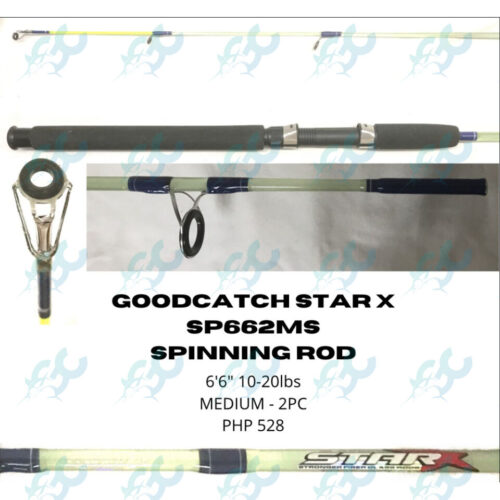 Goodcatch Star X Spinning Rod SP662MS Spinning Rod
