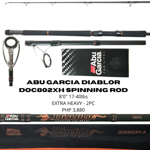 Abu Garcia Diablor DOC802XH Spinning Rod (To be updated)