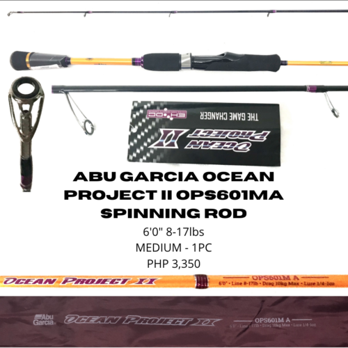 Abu Garcia Ocean Project II OPS601MA Spinning Rod (To be updated)