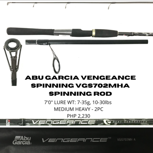 Abu Garcia Vengeance Spinning VGS702MHA Spinning Rod