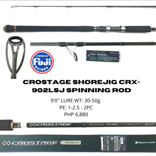 Major Craft Crostage Shore Jig CRX902LSJ Spinning Rod (To be updated)