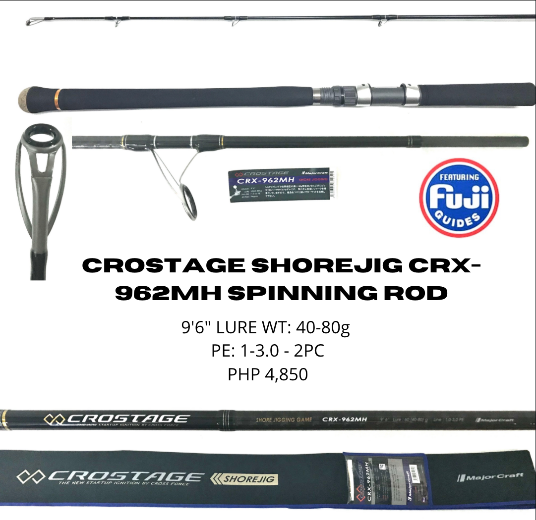 Major Craft Crostage Shore Jig CRX962MH Spinning Rod (To be updated)