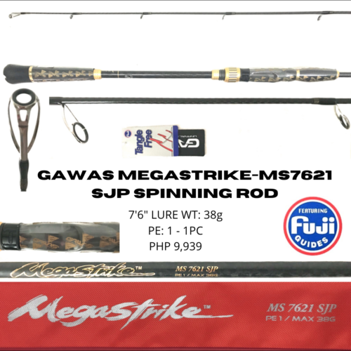 Gawas Megastrike MS7621 SJP Spinning Rod (To be updated)